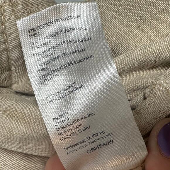 Free People Addy Chino Pants in Beige - Picture 4 of 5